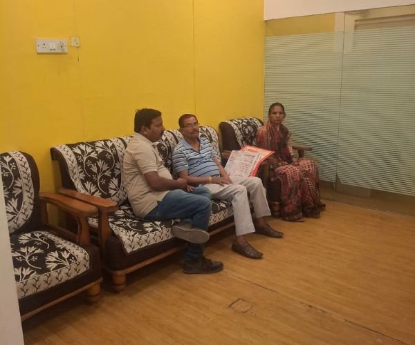 Patients at the clinic